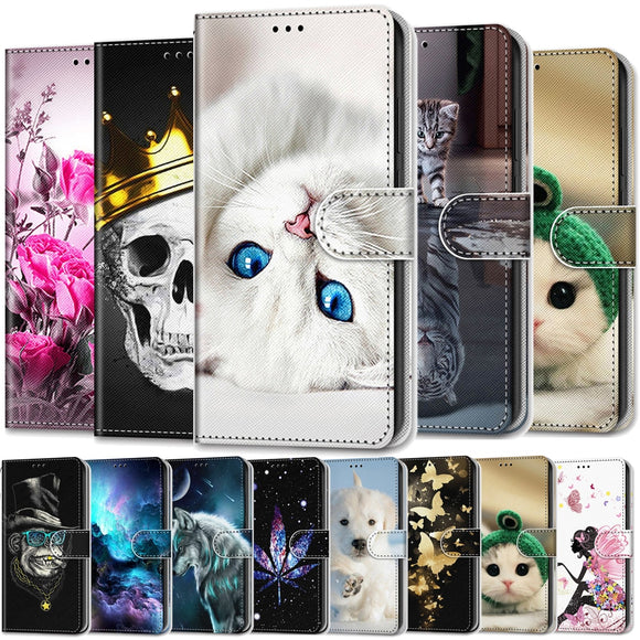 Wallet Case For Samsung Galaxy A9 2018 J1 2016 J2 Core J2 Prime Case Leather Luxury Flip Cover For Samsung A9 Star Pro A9s Cases