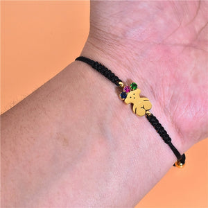 NEW TOUSES bear Jewelry Fashion Hot pendientes Alloy Letter Bracelet Chain Charm Bracelet Female Personality joyas anillo