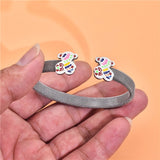 NEW TOUSES bear Jewelry Fashion Hot pendientes Alloy Letter Bracelet Chain Charm Bracelet Female Personality joyas anillo
