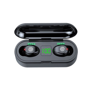 FLOVEME Earphones Wireless Bluetooth TWS 5.0 Earphone LED Display Headphones 2200mAh Fingerprint Touch Earbuds Headset With Mic