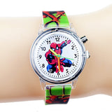 Princess Elsa Children Watches Kids Spiderman Colorful Light Source Boys Watch Girls Party Gift Clock Wrist Relogio Feminino