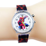 Princess Elsa Children Watches Kids Spiderman Colorful Light Source Boys Watch Girls Party Gift Clock Wrist Relogio Feminino