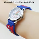 Princess Elsa Children Watches Kids Spiderman Colorful Light Source Boys Watch Girls Party Gift Clock Wrist Relogio Feminino