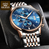 OLEVS Top Original Men's Watch Fashion waterproof watch for men Multifunctional chronograph sports digital watch Luminous