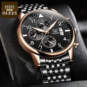 OLEVS Top Original Men's Watch Fashion waterproof watch for men Multifunctional chronograph sports digital watch Luminous