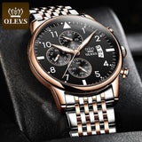 OLEVS Top Original Men's Watch Fashion waterproof watch for men Multifunctional chronograph sports digital watch Luminous