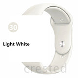 Silicone Strap For Apple Watch band 44 mm/40mm iWatch Band 38mm 42mm 44mm Sport watchband bracelet apple watch series 5 4 3 2 1