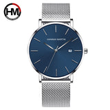 Hannah Martin top Brand Japan Quartz Movement Waterproof Wristwatches Fashion business Luxury Ultra Thin date male Watches relog