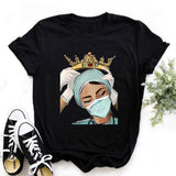 Women aesthetics Black T-shirts Red Lips Love Female Short Sleeve Tees Girl Tops 2020 Summer Brand Spacex Clothing Drop shipping