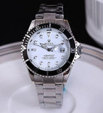 Top Luxury Brand WINNER Black Watch Men women Casual Male Watches Business Sports Military Stainless Steel Watch