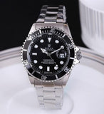 Top Luxury Brand WINNER Black Watch Men women Casual Male Watches Business Sports Military Stainless Steel Watch