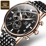 OLEVS Top Original Men's Watch Fashion waterproof watch for men Multifunctional chronograph sports digital watch Luminous